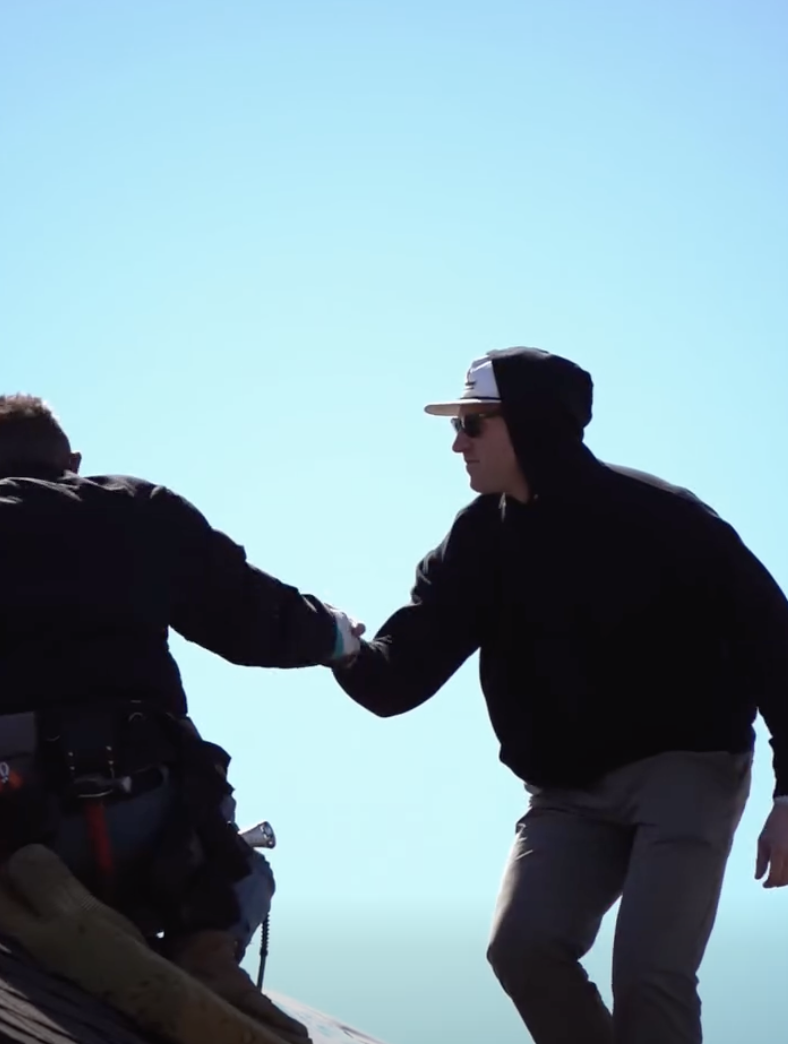 Colorwheel team members working together